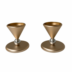 Champagne Short Candlesticks - The Weitzman Museum Store - 44CD2CHMP