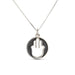 Circle of Life Pendant with Cut Out Hamsa - The Weitzman Museum Store - 530351