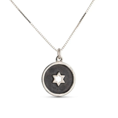 Circle of Life Pendant with Cut Out Star - The Weitzman Museum Store - 530350
