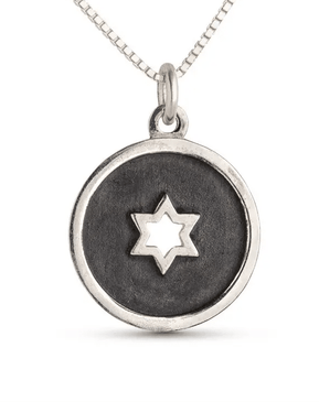 Circle of Life Pendant with Cut Out Star - The Weitzman Museum Store - 530350