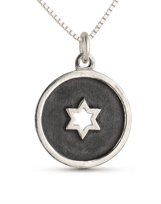 Circle of Life Pendant with Cut Out Star - The Weitzman Museum Store - 530350