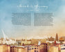 Cityscapes Ketubah Collection by Adriana Saipe - The Weitzman Museum Store - 3-03