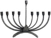 Classic Curve Iron Menorah by Blackthorne Forge - The Weitzman Museum Store - 7 - 847384012393