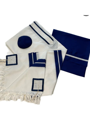 Classic Full Size Navy Tallit - The Weitzman Museum Store - CLASSIC-12