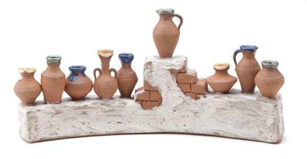 Clay Jug Menorah made in Colorado - The Weitzman Museum Store - 7 - 847384013281