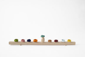 Clay Mushroom Menorah - The Weitzman Museum Store - 779663