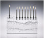 Clear S Menorah Glasslight - The Weitzman Museum Store - mnscl