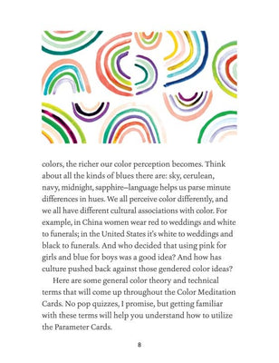 Color Meditations Deck - The Weitzman Museum Store - 9781611809381