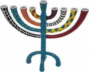 Colorful Classic Menorah - The Weitzman Museum Store - 9244