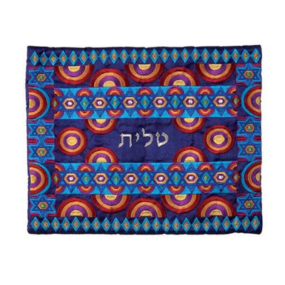 Colorful Tallit Bag with Star of David - The Weitzman Museum Store - EMTBB1M