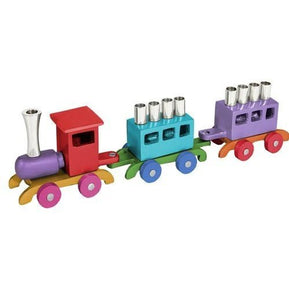 Colorful Train Menorah - The Weitzman Museum Store - YE - HMY - 1