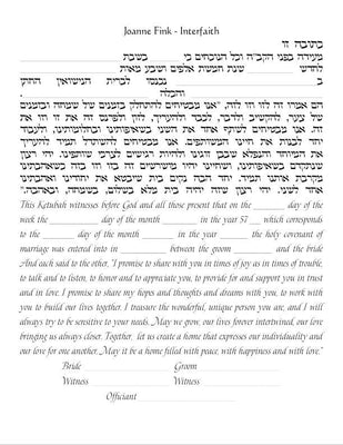 Column Ketubah by Joanne Fink - The Weitzman Museum Store - 7 - 21