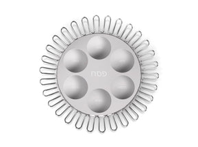 Coluna Dual Seder Plate - The Weitzman Museum Store - COL-SPOS-15T