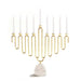 Coluna Menorah, Marble & Gold - The Weitzman Museum Store - JUD-MEOS-37G