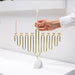 Coluna Menorah, Marble & Gold - The Weitzman Museum Store - JUD-MEOS-37G