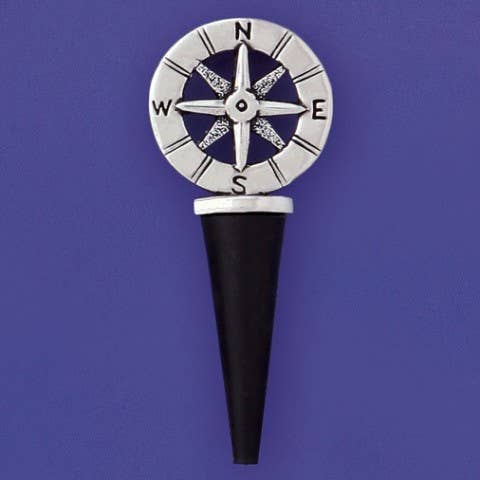 Compass Bottle Stopper - The Weitzman Museum Store - ST-82