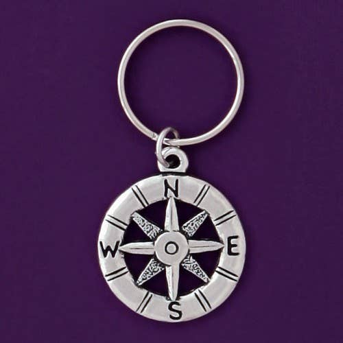 Compass Keychain - The Weitzman Museum Store - KC-330