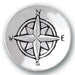 Compass Lg Charm Bowl (Boxed) - The Weitzman Museum Store - BWL-51