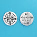 Compass/Not All Who Wander Are Lost Coin - The Weitzman Museum Store - CN-169