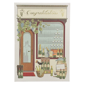 Congrats Wine Card - The Weitzman Museum Store - 7-847384013127