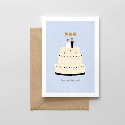 Congratulations Wedding Cake Card - The Weitzman Museum Store - 