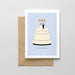 Congratulations Wedding Cake Card - The Weitzman Museum Store - 