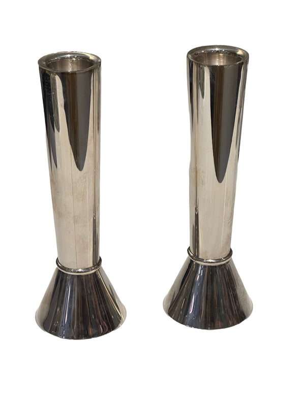 Contemporary Sterling Candle Sticks - The Weitzman Museum Store - NCD615