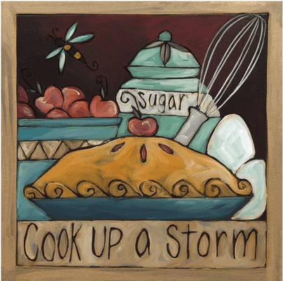 Cook Up A Storm Plaque - The Weitzman Museum Store - 7 - 847384019055