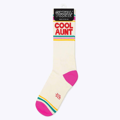Cool Aunt Gym Crew Socks - The Weitzman Museum Store - 125919