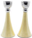 Cream Aluminum Candlesticks - The Weitzman Museum Store - MCCS102