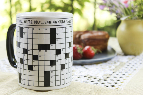 Crossword Puzzle Mug - The Weitzman Museum Store - 7 - 847384009446