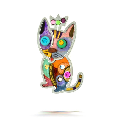 Crowned Cat Pin - The Weitzman Museum Store - 1420214