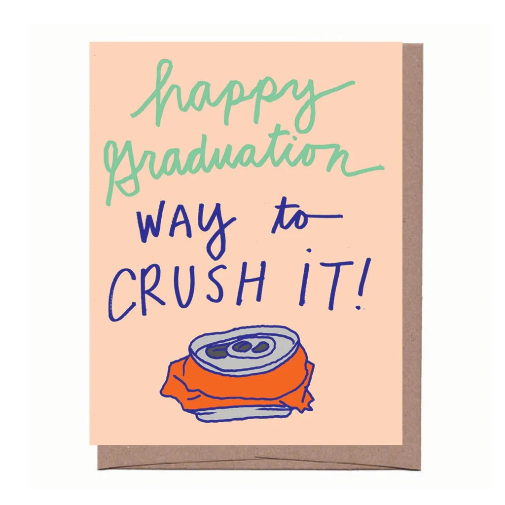 Crushed It Graduation Card - The Weitzman Museum Store - 