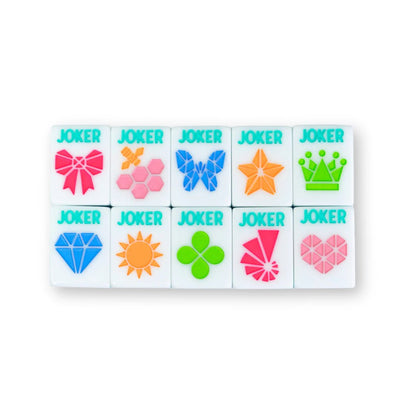 Crystal Prism Blue Mahjong Tiles - The Weitzman Museum Store - TLCCPRBL