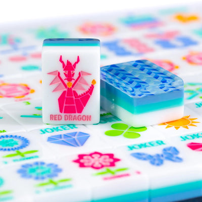 Crystal Prism Blue Mahjong Tiles - The Weitzman Museum Store - TLCCPRBL