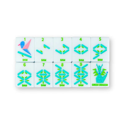 Crystal Prism Blue Mahjong Tiles - The Weitzman Museum Store - TLCCPRBL