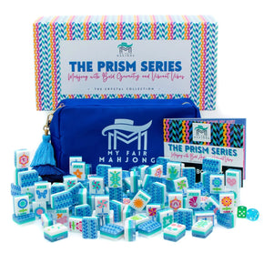 Crystal Prism Blue Mahjong Tiles - The Weitzman Museum Store - TLCCPRBL