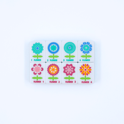 Crystal Prism Pink | Mahjong with Bold Angles and Vibrant Vibes | 1.25" x 0.9" x 0.7" - The Weitzman Museum Store - TLCCPRPK
