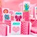 Crystal Prism Pink | Mahjong with Bold Angles and Vibrant Vibes | 1.25" x 0.9" x 0.7" - The Weitzman Museum Store - TLCCPRPK