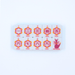 Crystal Prism Pink | Mahjong with Bold Angles and Vibrant Vibes | 1.25" x 0.9" x 0.7" - The Weitzman Museum Store - TLCCPRPK