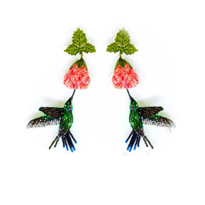 Cuban Emerald Hummingbird Earrings - The Weitzman Museum Store - TL - E - 41 - P