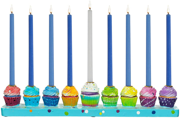 Cupcakes Menorah - The Weitzman Museum Store - mfr - 17