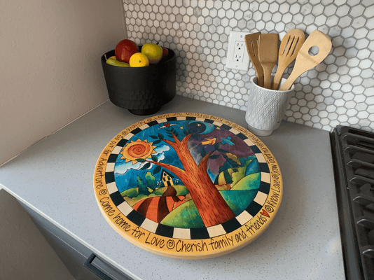 Dancing Birds Lazy Susan - The Weitzman Museum Store - 7 - 847384018711