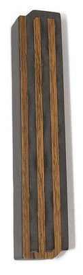 Dark Cement and Wood Mezuzah - The Weitzman Museum Store - 521919