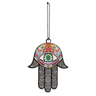 Decorative Hamsa in 3 Patterns - The Weitzman Museum Store - 806652