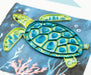 Decorative Sea Turtle Greeting Card - The Weitzman Museum Store - BL1427