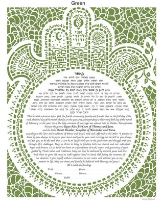 Devotion 2 Ketubah by Cindy Michael - The Weitzman Museum Store - 2 - 01