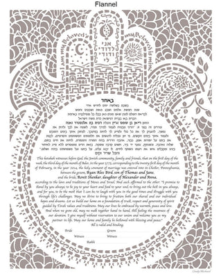 Devotion 2 Ketubah by Cindy Michael - The Weitzman Museum Store - 2 - 01