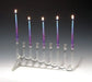 Diagonal Menorah - The Weitzman Museum Store - 7 - 847384019652