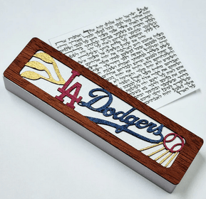 Dodgers Mezuzah - The Weitzman Museum Store - 7 - 847384019322